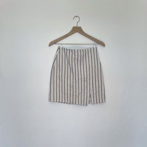 Madewell Pinstripe Skirt